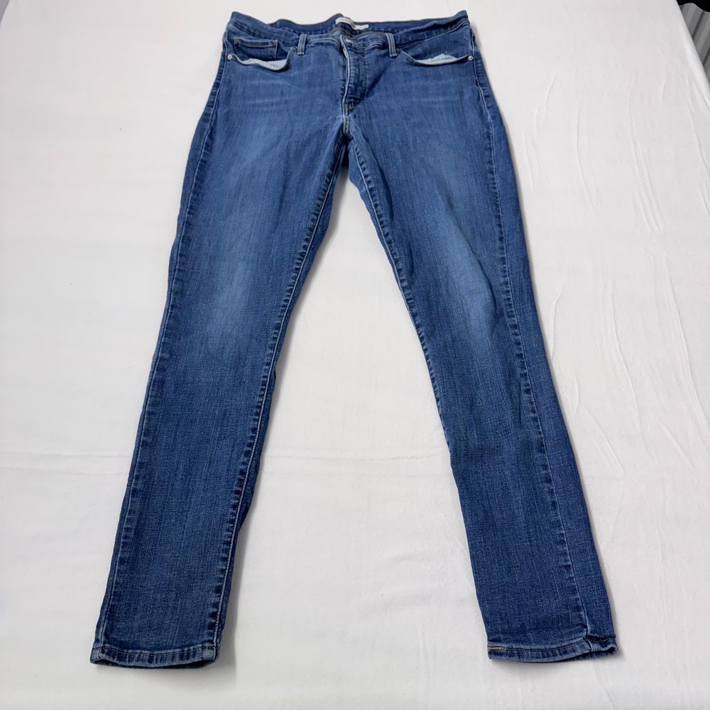 Levis 311 Shaping Skinny Jeans‎ Womens 33x32 Medium Wash Blue Denim Pants